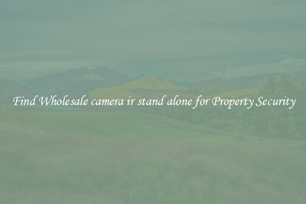 Find Wholesale camera ir stand alone for Property Security