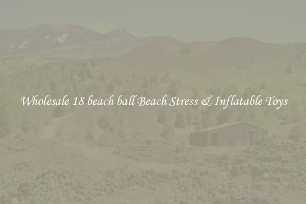 Wholesale 18 beach ball Beach Stress & Inflatable Toys