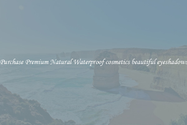 Purchase Premium Natural Waterproof cosmetics beautiful eyeshadows
