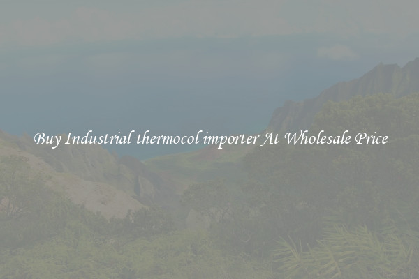 Buy Industrial thermocol importer At Wholesale Price