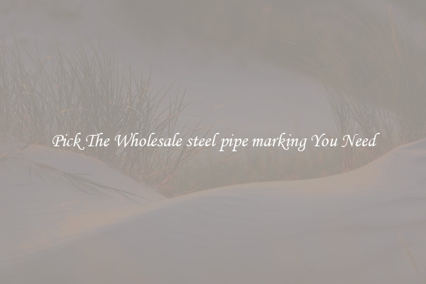 Pick The Wholesale steel pipe marking You Need